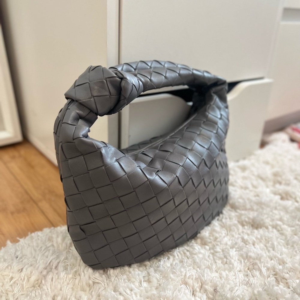 bottega venetta mini Jodie in thunder grey